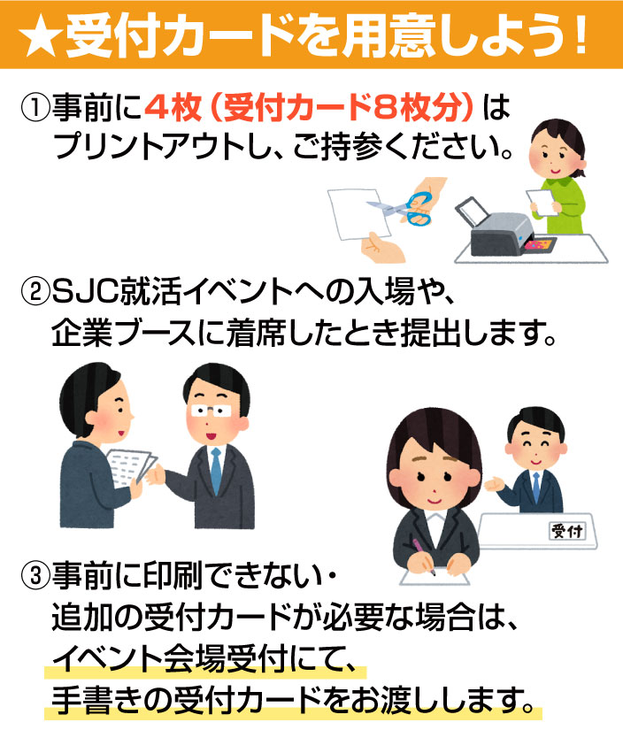 受付カードについて